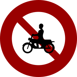 禁止大型重型機車以外之機車進入 · No motorcycles allowed except heavy motorcycles