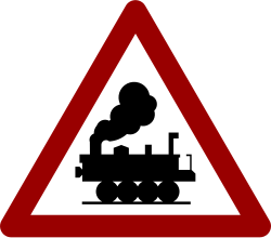 無柵門鐵路平交道 · Unguarded railway level crossing