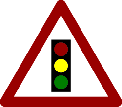 注意號誌 · Watch for traffic signals