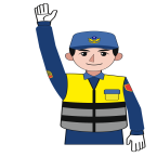 全部車輛停止 · All vehicles stop