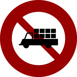 禁止大貨車及聯結車進入 · No heavy trucks or articulated vehicles allowed