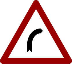 右彎 · Right curve