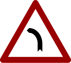 左彎 · Left curve