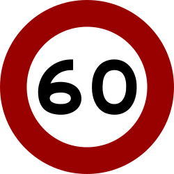 最高速限 · Maximum speed limit