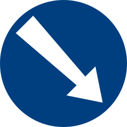 靠右行駛 · Keep right