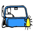 右轉彎 · Right turn